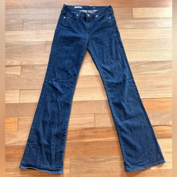 AG Adriano Goldschmied The Carine Trouser Leg Jeans 27R - Picture 2 of 6